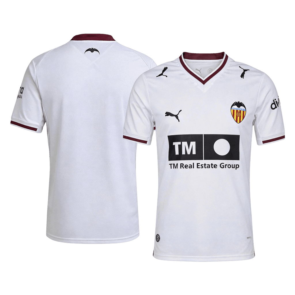 Men Fan Version Valencia Home Soccer Jersey 2026/27 White