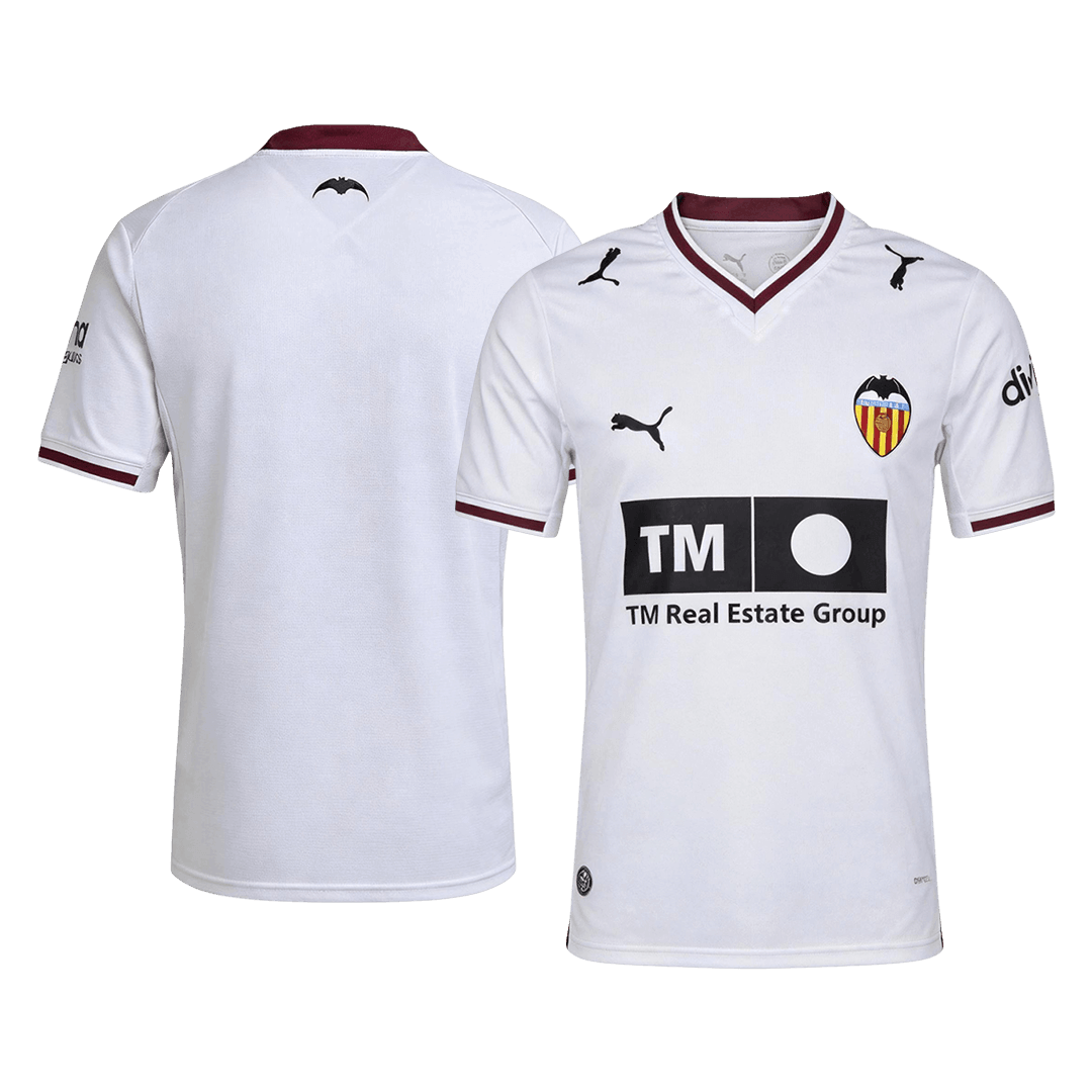 Men Fan Version Valencia Home Soccer Jersey 2026/27 White