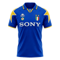 Retro 95/96 Juventus Away Soccer Jersey Blue