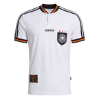 Men Retro Fan Version 1996 Germany Home Soccer Jersey White