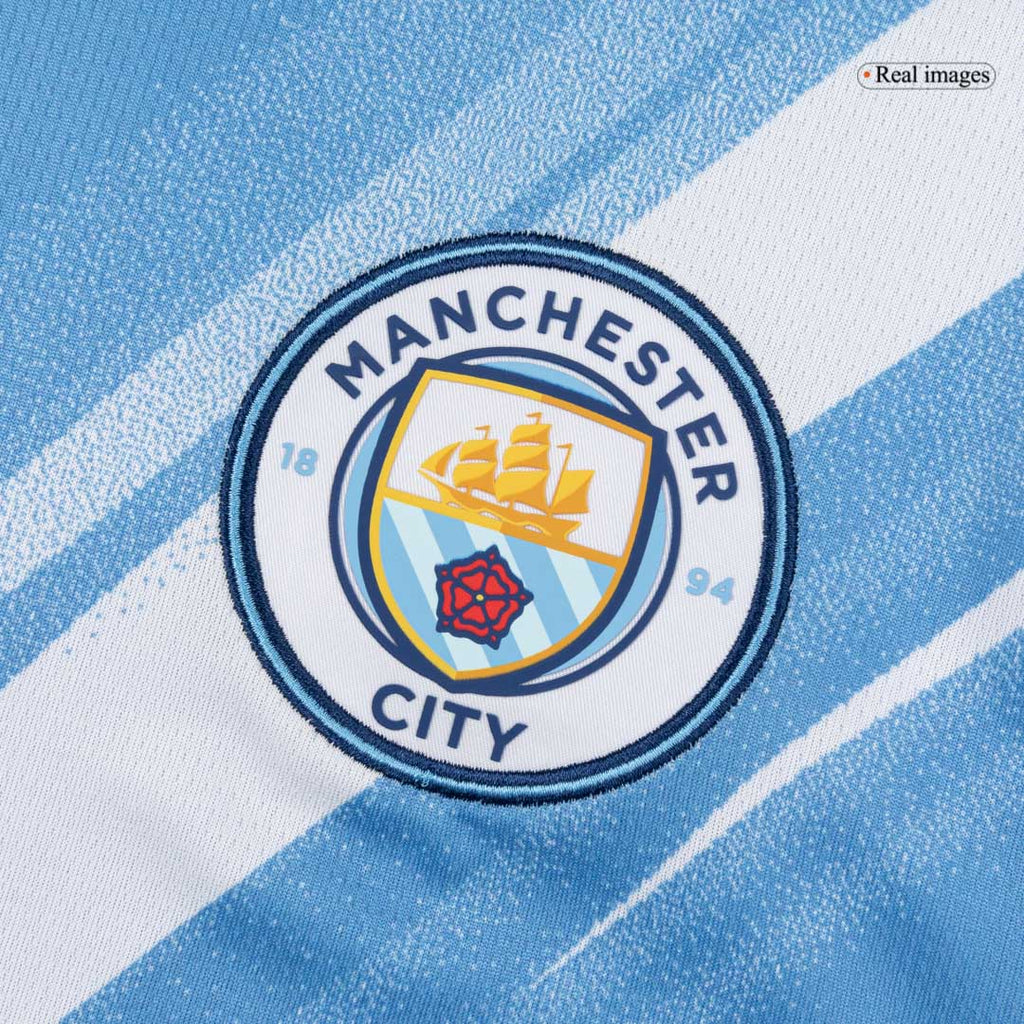 CHERKI #10 Manchester City Home Soccer Jersey 2025/26 Blue