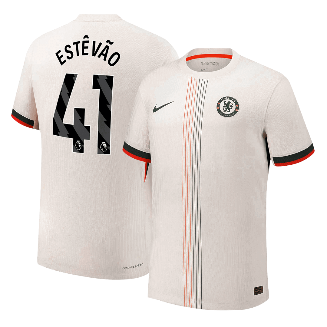 Chelsea 2025/26 Away Soccer Jersey - ESTÊVÃO #41 - Player Version