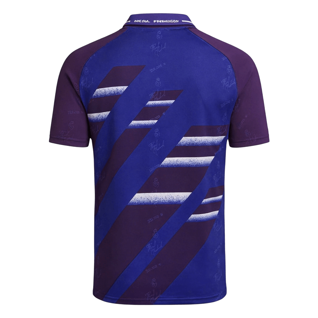 Men Retro Fan Version 94/96 Real Mardid Away Soccer Jersey Purple