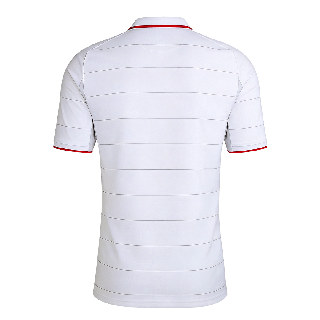 Men Retro Fan Version 2014 United States Home Soccer Jersey Short Sleeve White