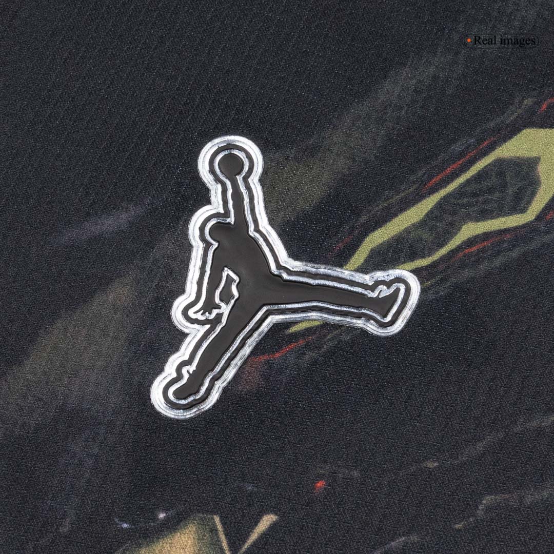PSG Jordan Night Edition Long Sleeve Soccer Jersey 2025/26 Black