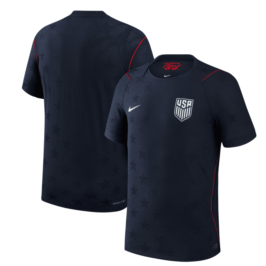 Player Version USA Away Soccer Jersey World Cup 2026 Black