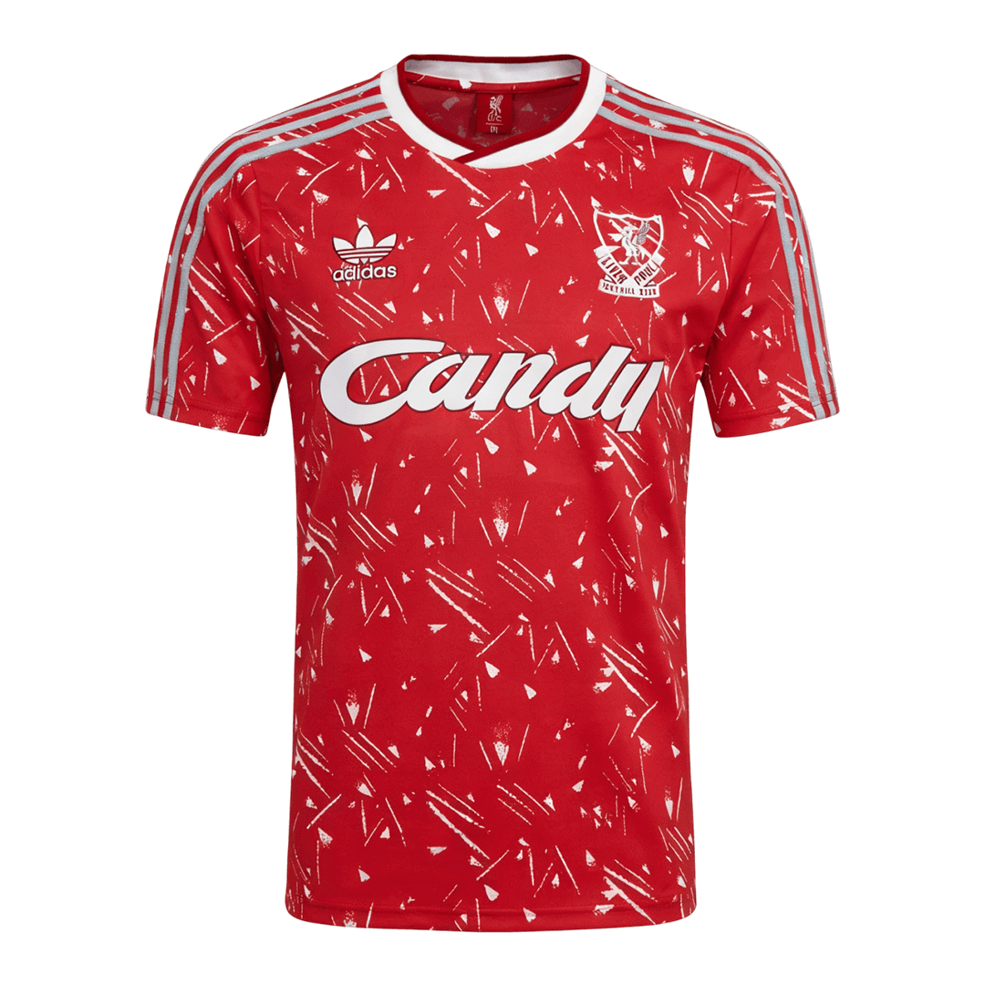 Liverpool 1989/91 Retro Home Soccer Jersey