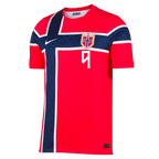 BRAUT HAALAND #9 Player Version Norway Home Soccer Jersey World Cup 2026 Red