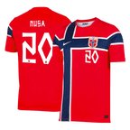 NUSA #20 Norway Home Soccer Jersey World Cup 2026 Red