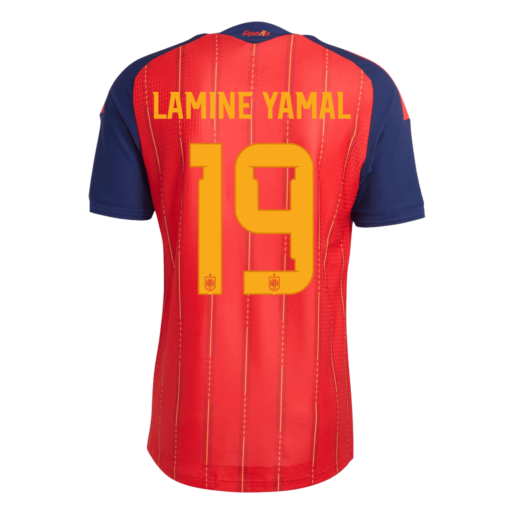LAMINE YAMAL #19 Player Version Spain Home Soccer Jersey World Cup 2026 Red