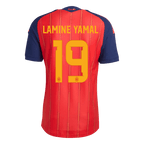 LAMINE YAMAL #19 Player Version Spain Home Soccer Jersey World Cup 2026 Red
