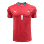 B.FERNANDES#8 Player Version Portugal Home Soccer Jersey World Cup 2026 Red