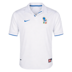Men Retro Fan Version 1998 Italy Away Soccer Jersey White