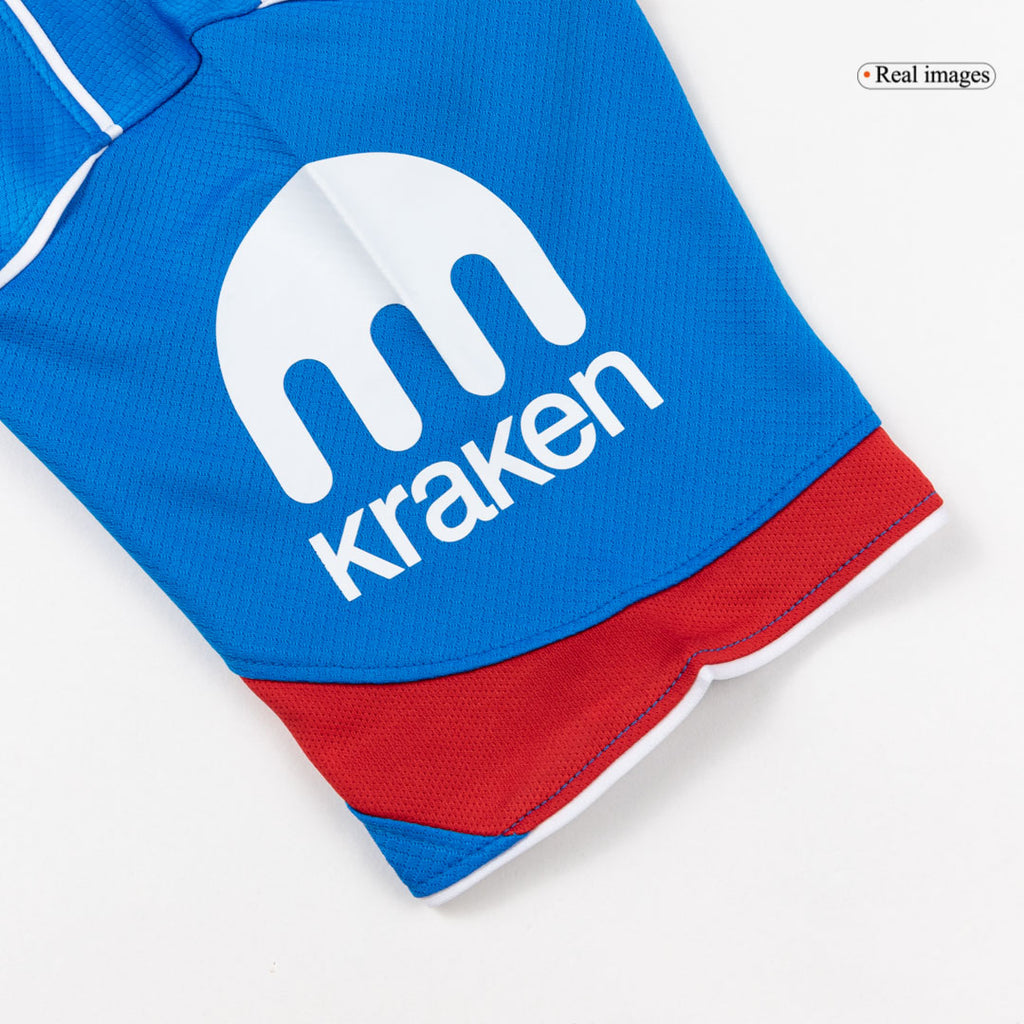 SØRLOTH #9 Atletico Madridl Third Soccer Jersey 25/26 Blue