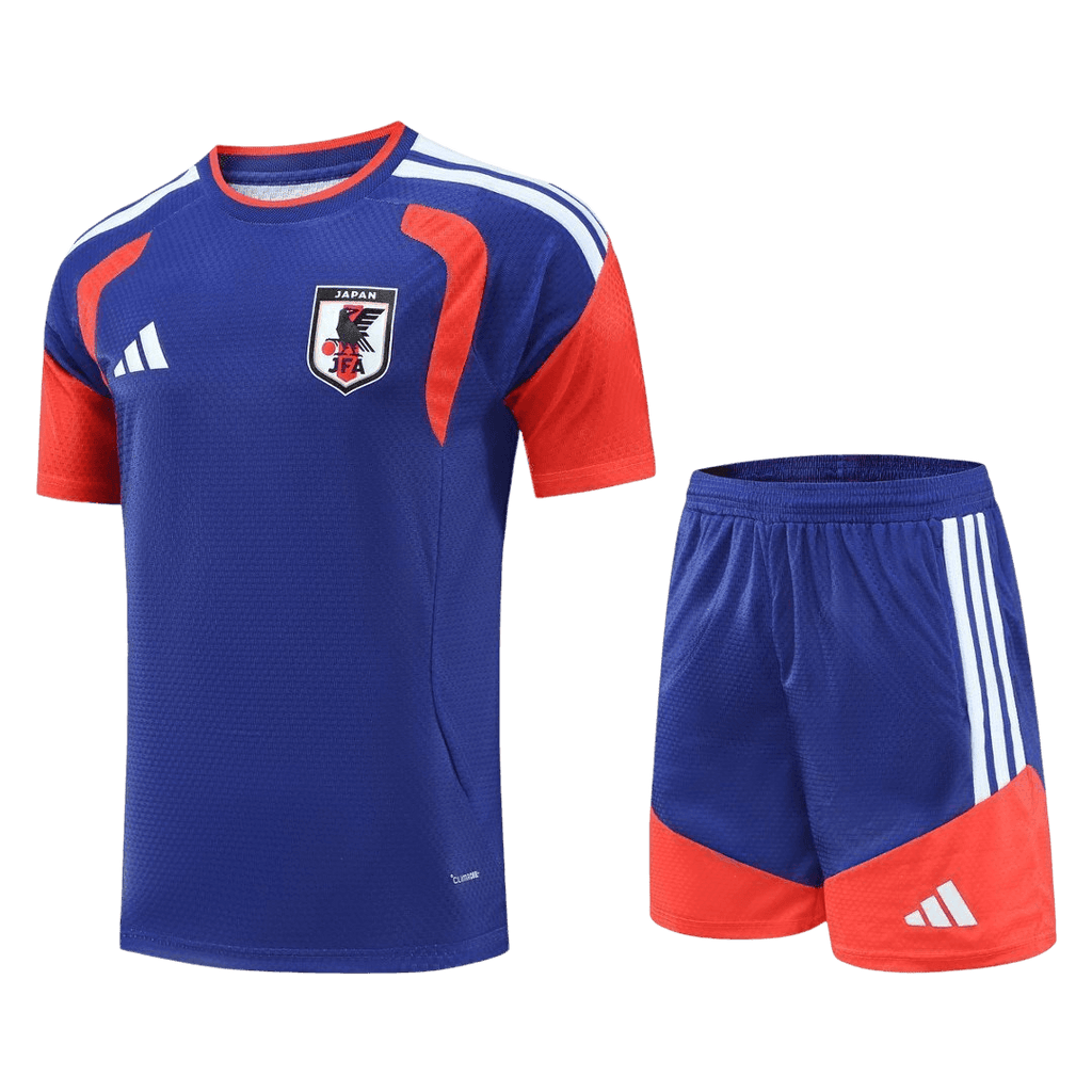 Player Version Japan Pre-match Soccer Jersey Kit(Jersey+Shorts) World Cup 2026 Blue