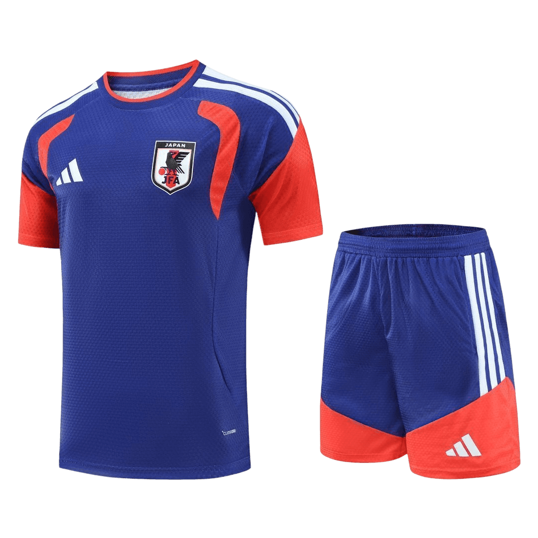 Player Version Japan Pre-match Soccer Jersey Kit(Jersey+Shorts) World Cup 2026 Blue