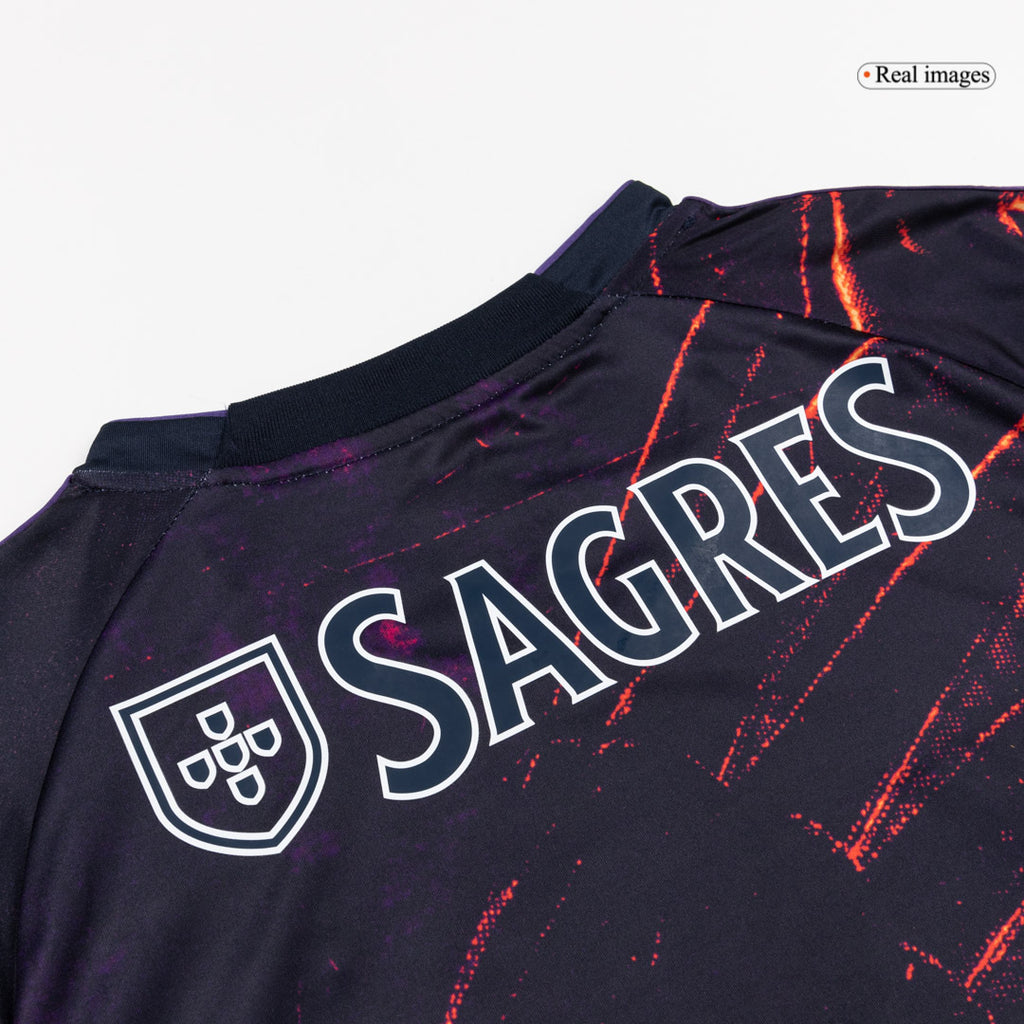 Benfica Fourth Away Soccer Jersey 2025/26 Navy