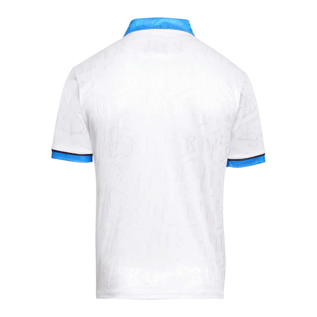 Men Retro Fan Version 94/95 Inter Milan Away Soccer Jersey Short Sleeve White
