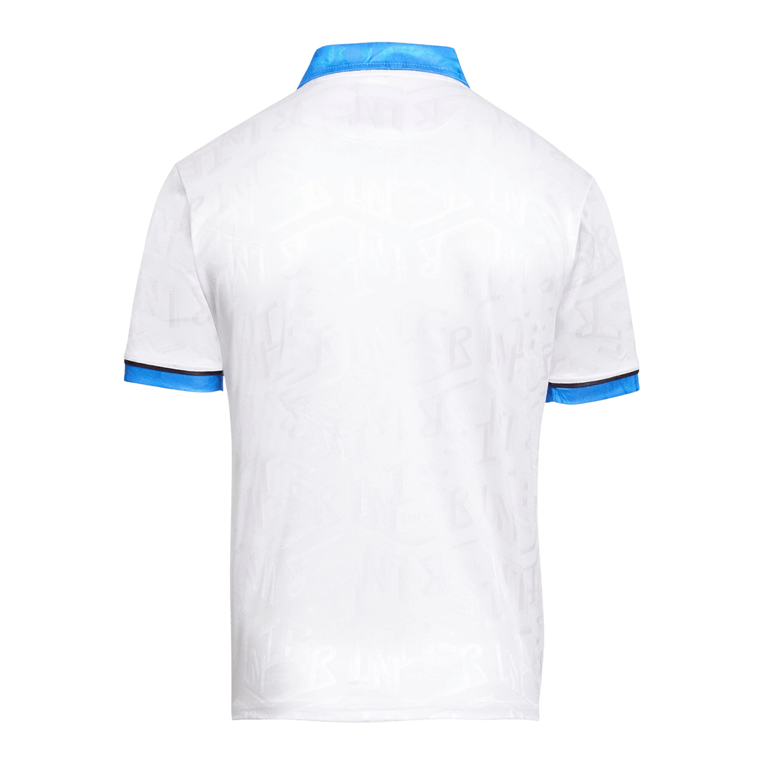 Men Retro Fan Version 94/95 Inter Milan Away Soccer Jersey Short Sleeve White