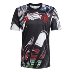 Manchester United Pre-Match Soccer Jersey 25/26 Black
