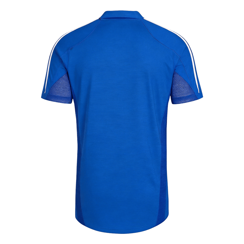 Men Retro Fan Version 04/05 Real Mardid Away Soccer Jersey Short Sleeve Blue