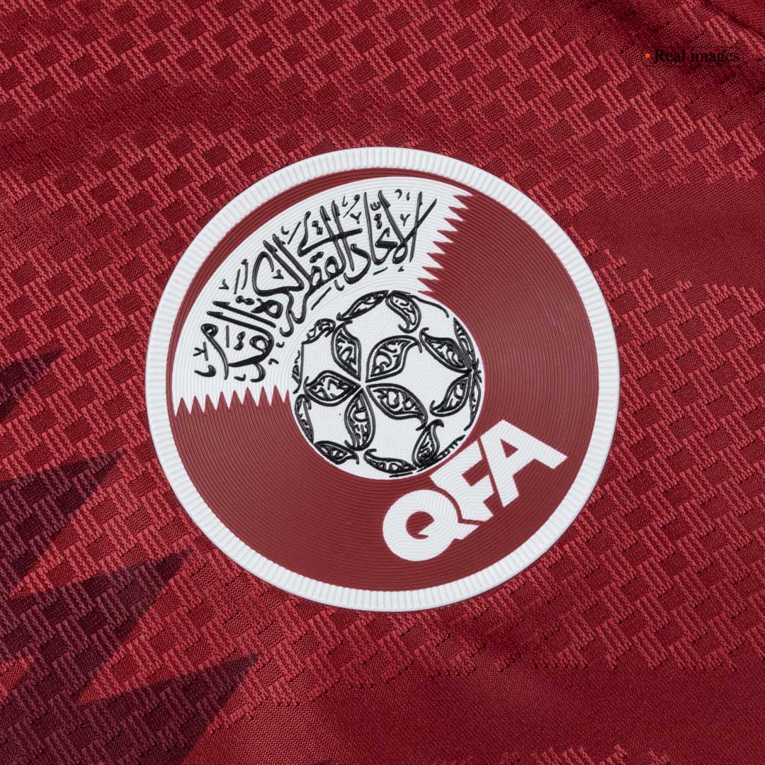 Player Version Qatar Home Soccer Jersey World Cup 2026 Red