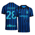 Inter Milan 2025/26 Home Soccer Jersey - PAVARD #28 - Player Version