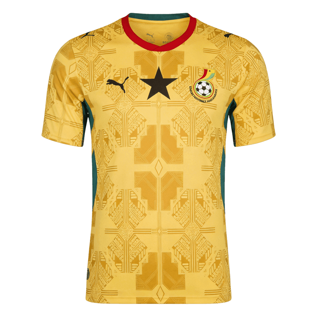 Ghana Away Soccer Jersey World Cup 2026 Yellow
