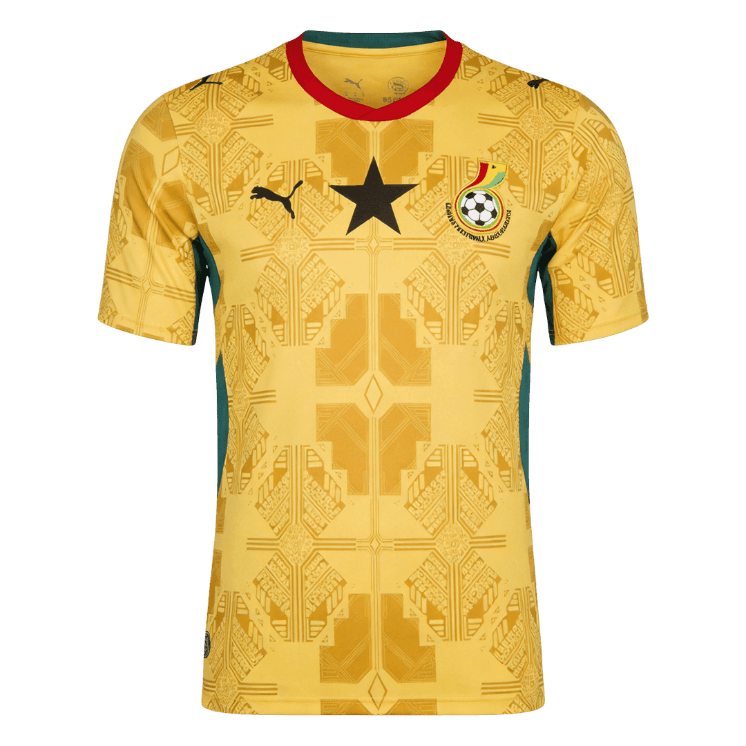 Ghana Away Soccer Jersey World Cup 2026 Yellow