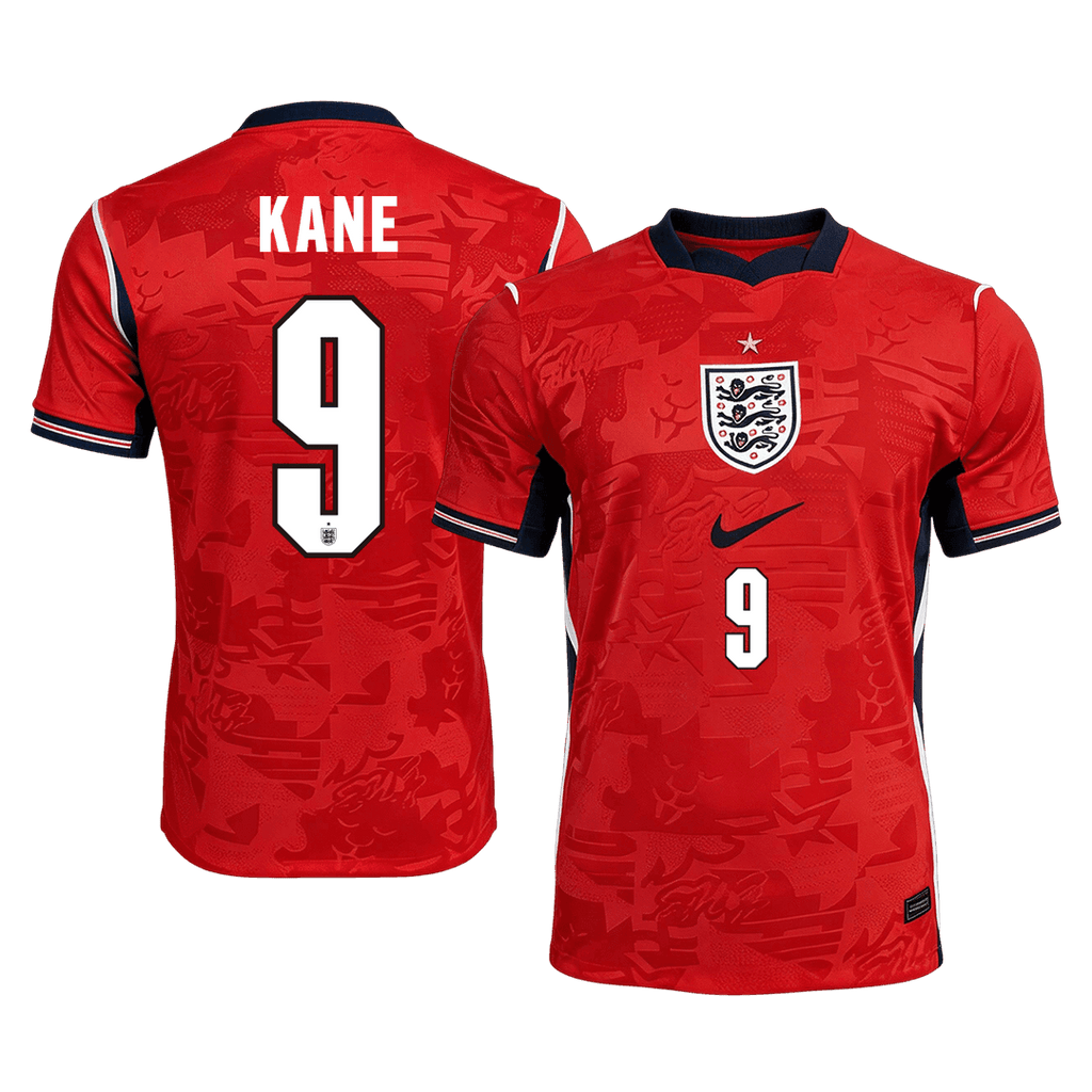KANE #9 Player Version England Away Soccer Jersey World Cup 2026 Red