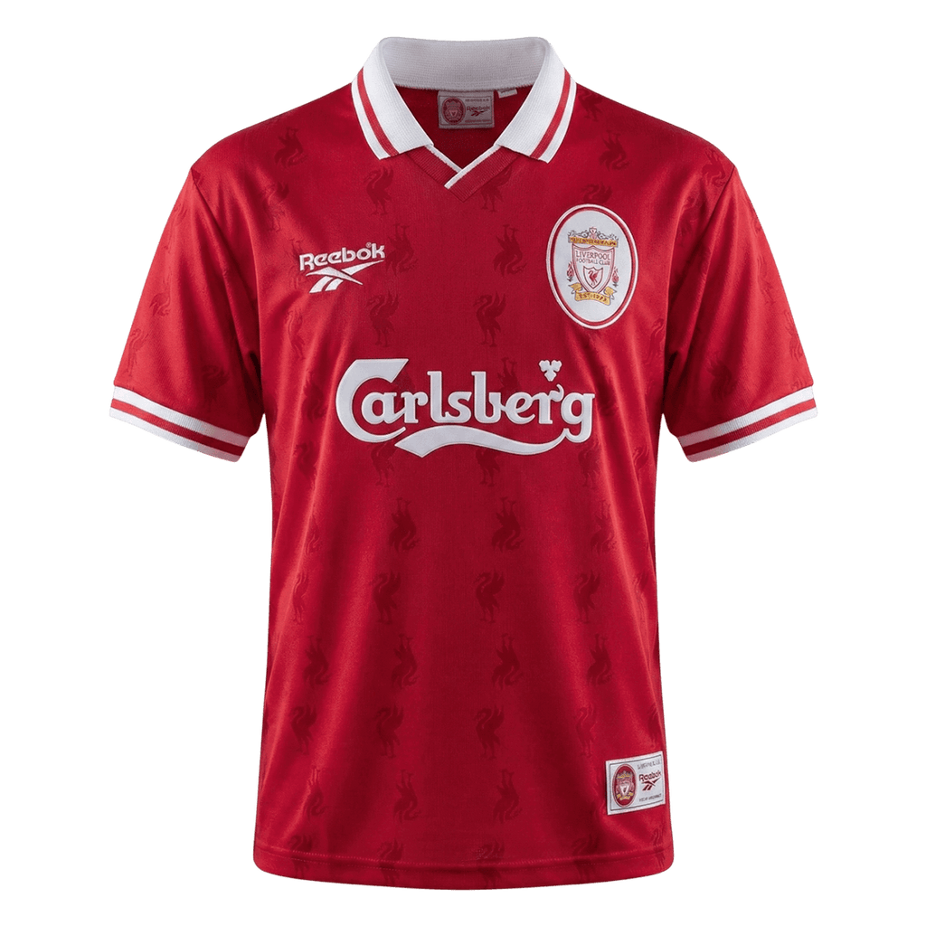 Retro 96/97 Liverpool Home Soccer Jersey Red