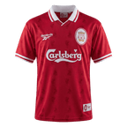 Retro 96/97 Liverpool Home Soccer Jersey Red