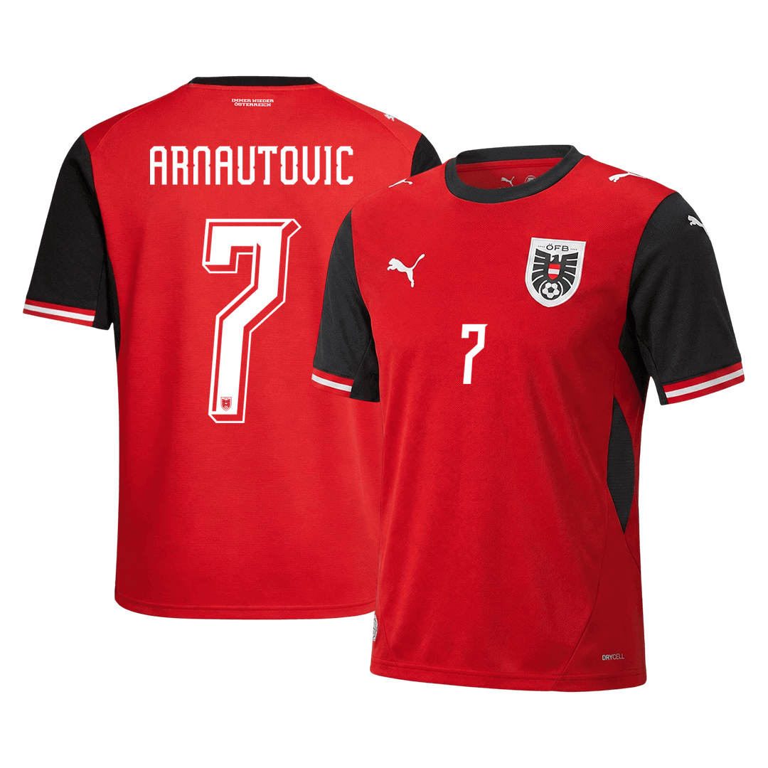 ARNAUTOVIC#7 Austria Home Soccer Jersey World Cup 2026 Red