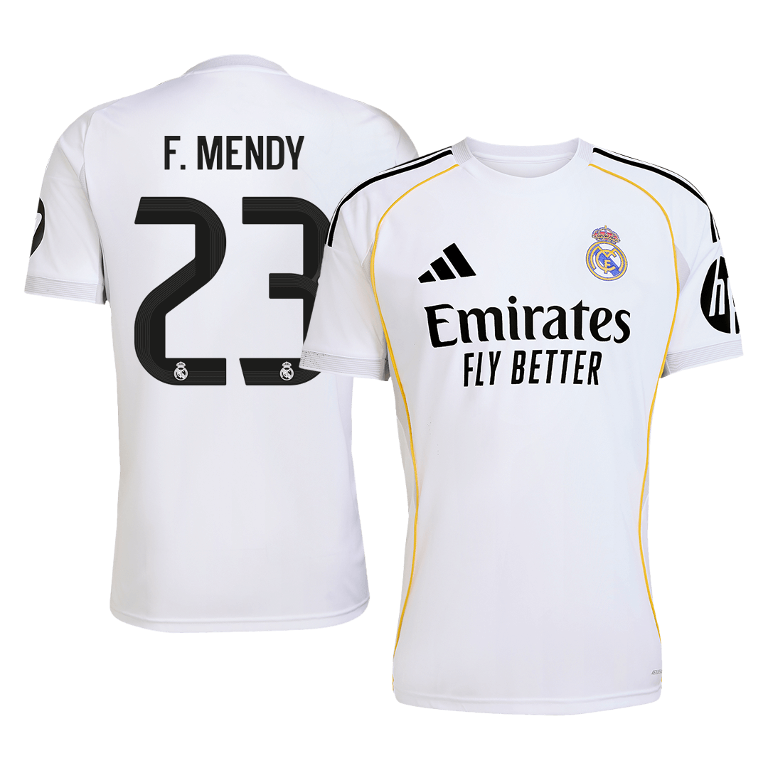 Real Madrid 2025/26 Home Soccer Jersey - F.MENDY #23