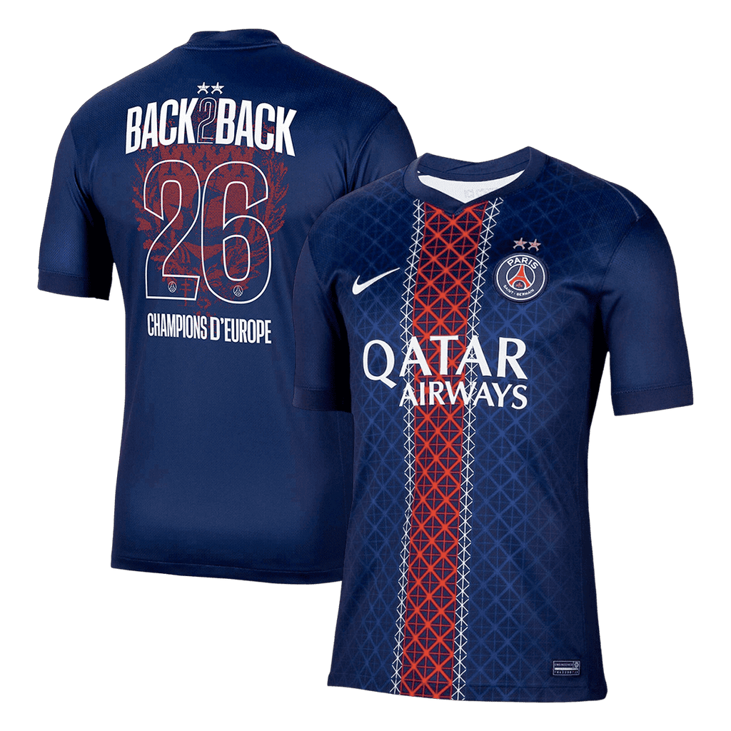 Champions of Europe #26 PSG Home Jersey 2025/26 - [Super Replica]