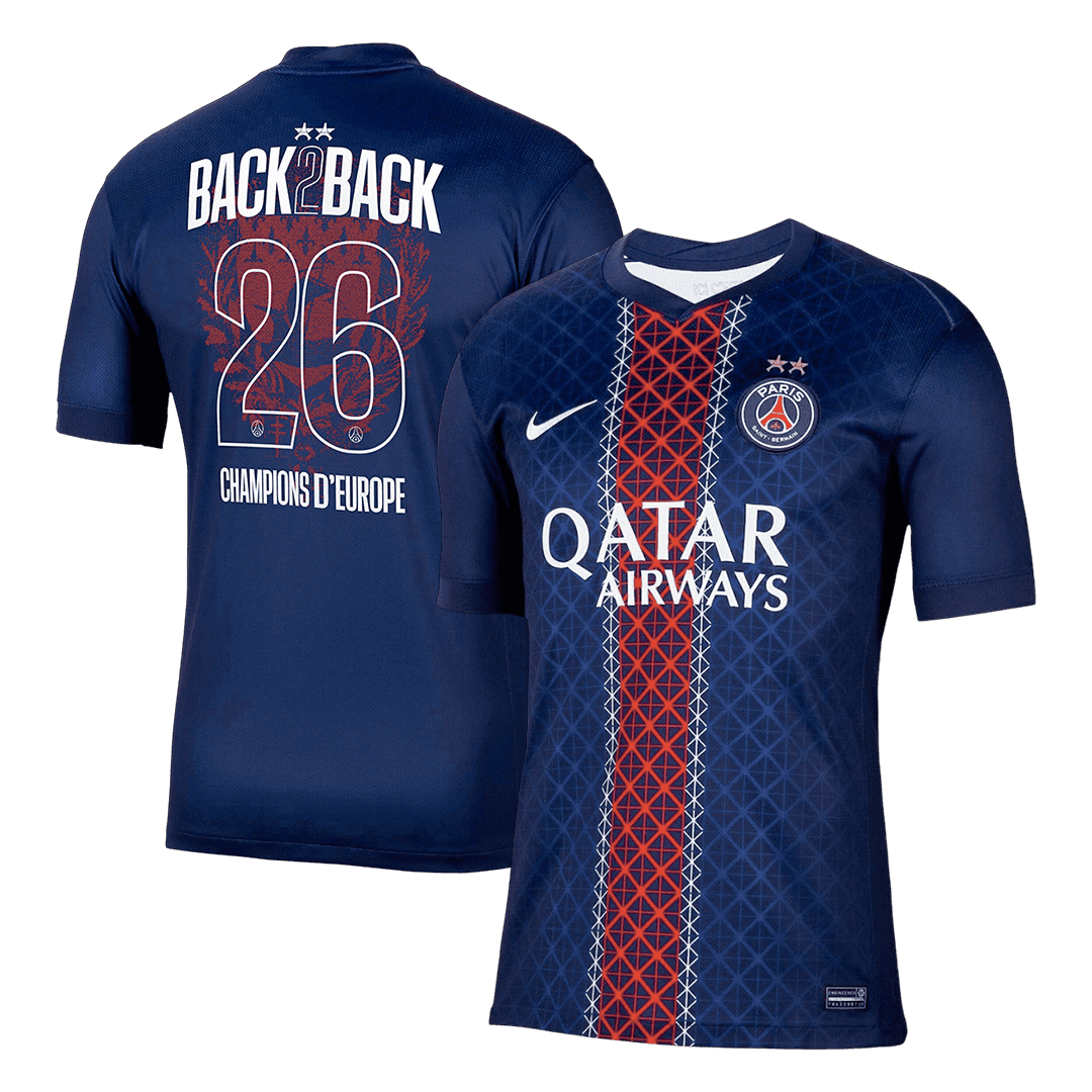 Champions of Europe #26 PSG Home Jersey 2025/26 - [Super Replica]