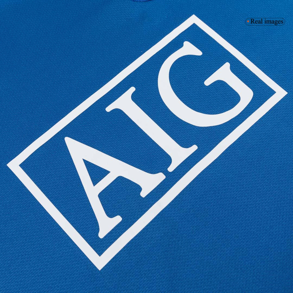 Retro 08/09 Manchester United Third Long Sleeve Jersey Blue