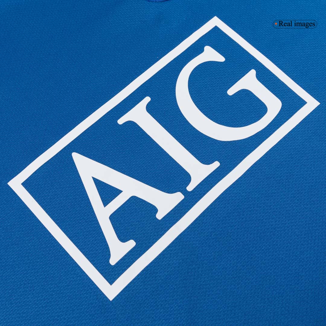 Retro 08/09 Manchester United Third Long Sleeve Jersey Blue