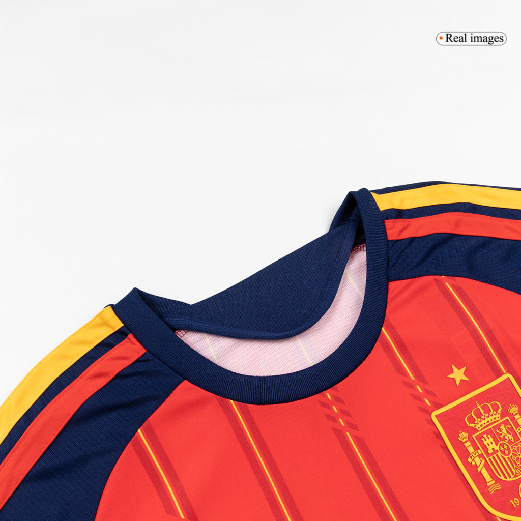 Spain Home Soccer Jersey Kit (Jersey+Shorts) World Cup 2026 Red