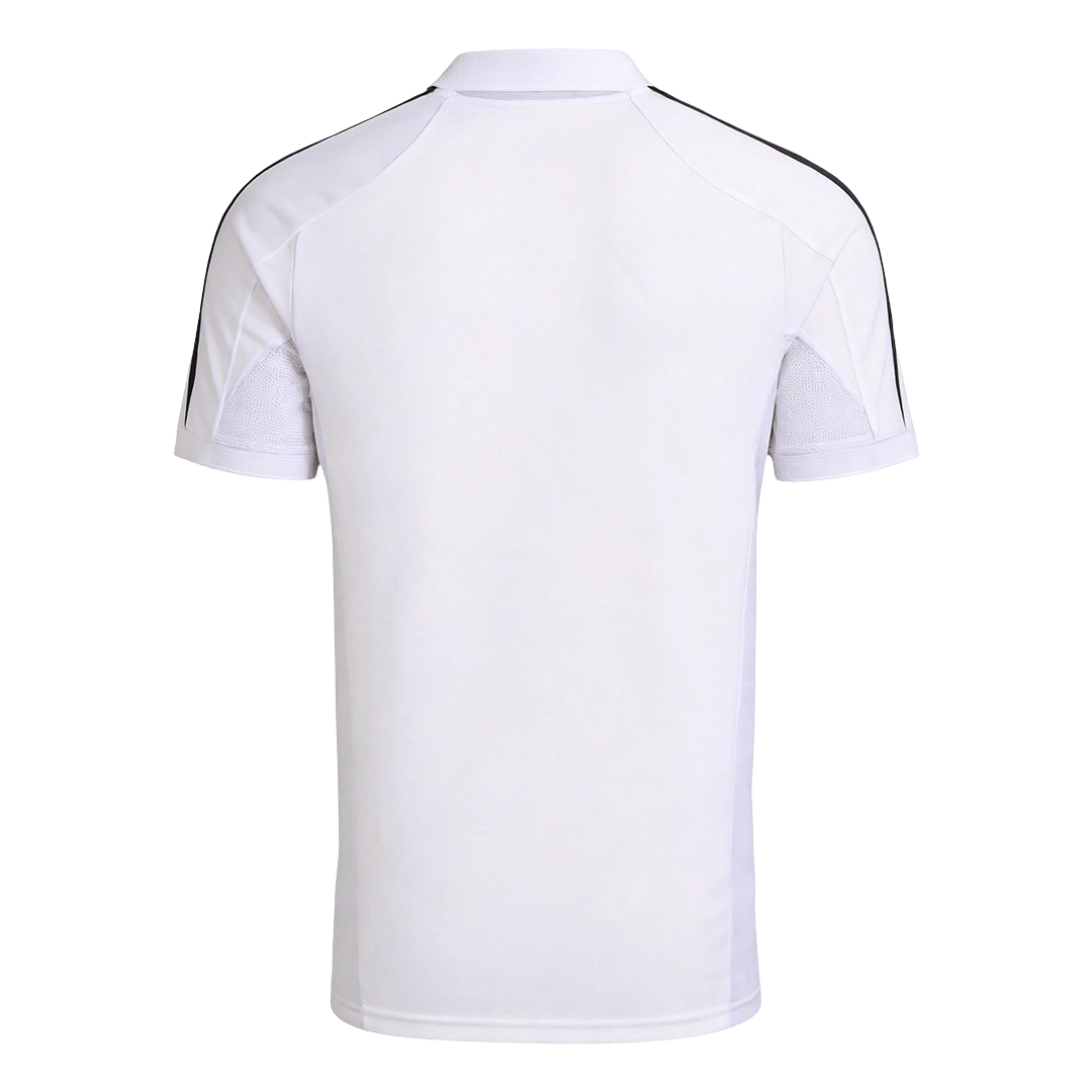 Men Retro Fan Version 04/05 Real Mardid Home Soccer Jersey Short Sleeve White
