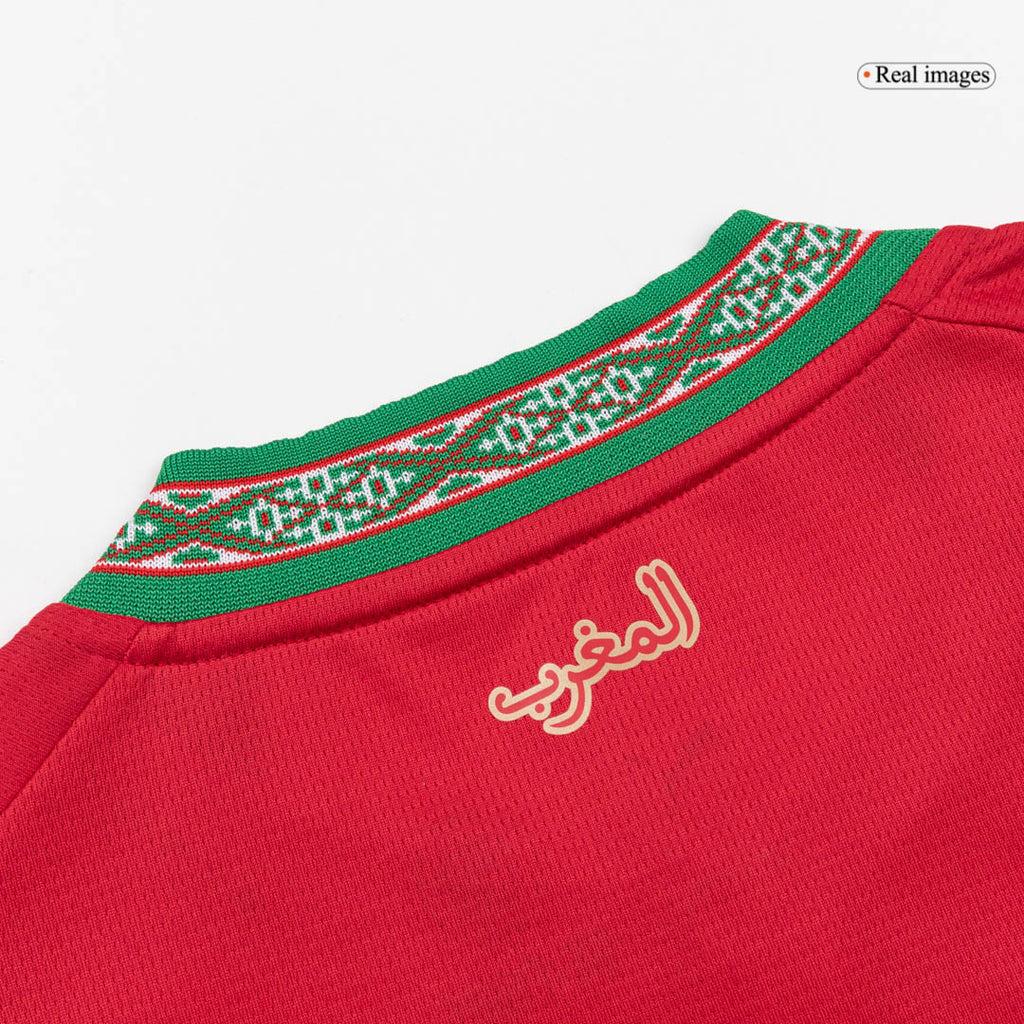 Morocco Home Soccer Jersey World Cup 2026 Red