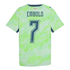 EMBOLO #7 Switzerland Away Soccer Jersey World Cup 2026 Green