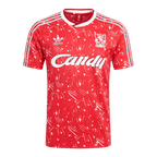 Retro 89/91 Liverpool Home Soccer Jersey Red