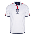 Men Retro Fan Version 2004 England Home Soccer Jersey White