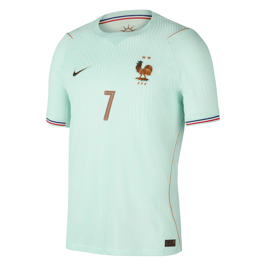 DEMBELE #7 Player Version France Away Soccer Jersey World Cup 2026 Green
