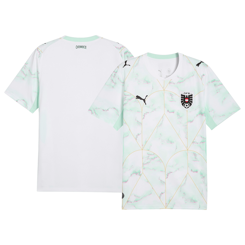 Austria Away Soccer Jersey World Cup 2026 White