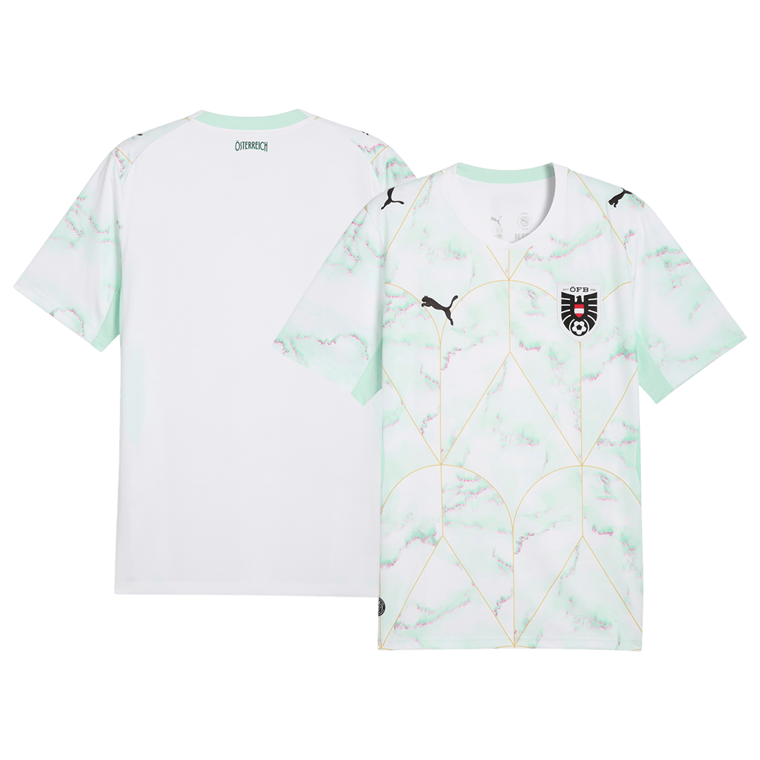 Austria Away Soccer Jersey World Cup 2026 White