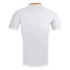 Men Retro Fan Version 10/12 Spain Away Soccer Jersey Short Sleeve White