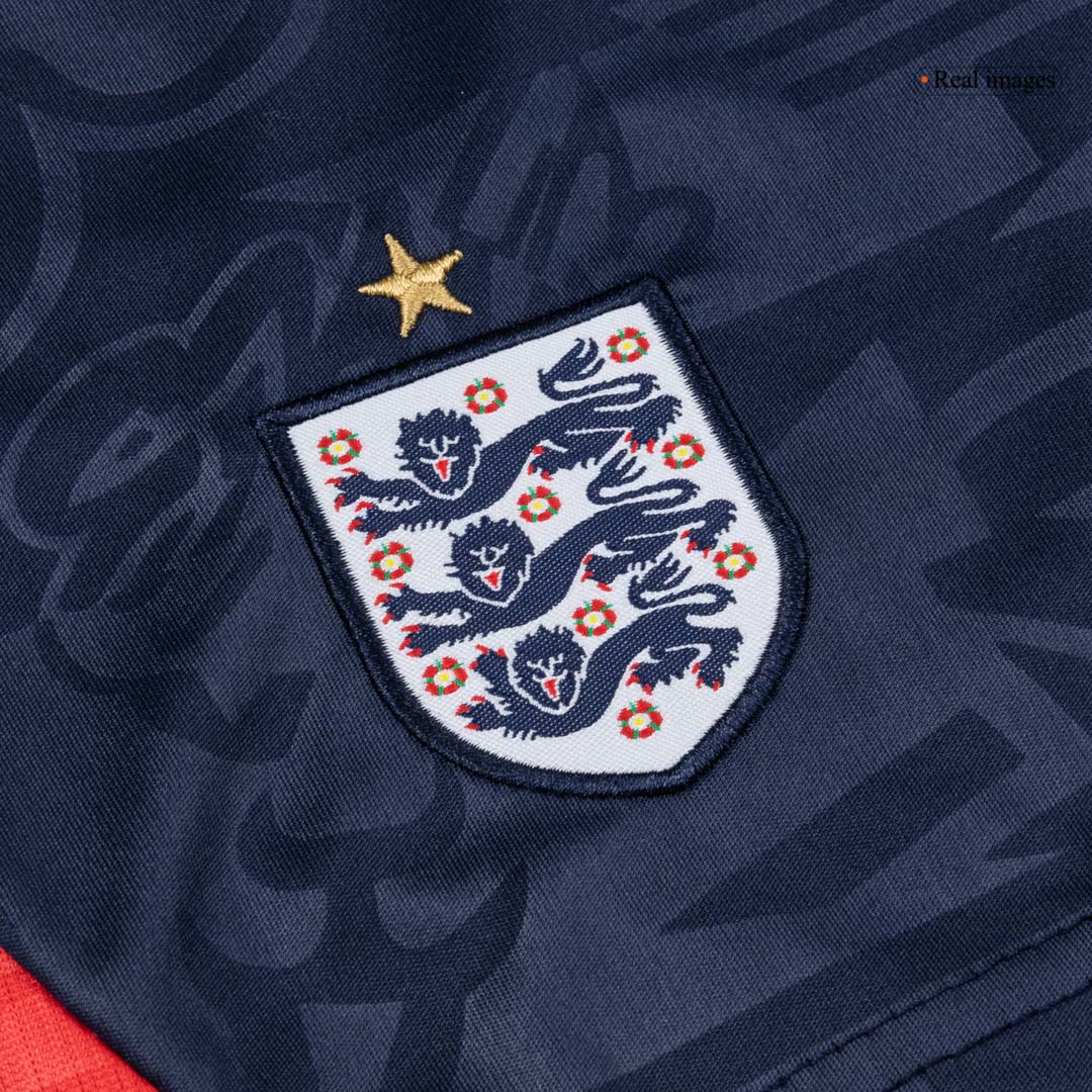 Kid's England Away Soccer Jersey Kit(Jersey+Shorts) World Cup 2026 White
