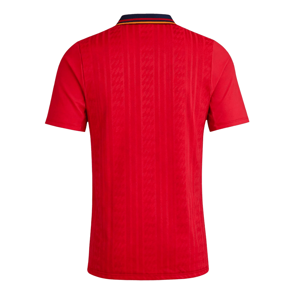 Men Retro Fan Version 1994 Spain Home Soccer Jersey Red